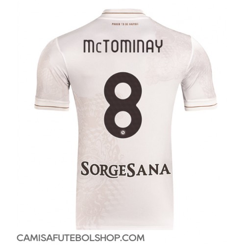 Camisa de time de futebol SSC Napoli Scott McTominay #8 Replicas 2º Equipamento 2025-26 Manga Curta